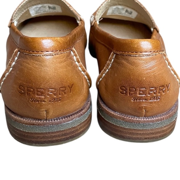 Sperry Seaport Penny PlushWave Saffiano Leather Penny Loafer 9 - Picture 3 of 6